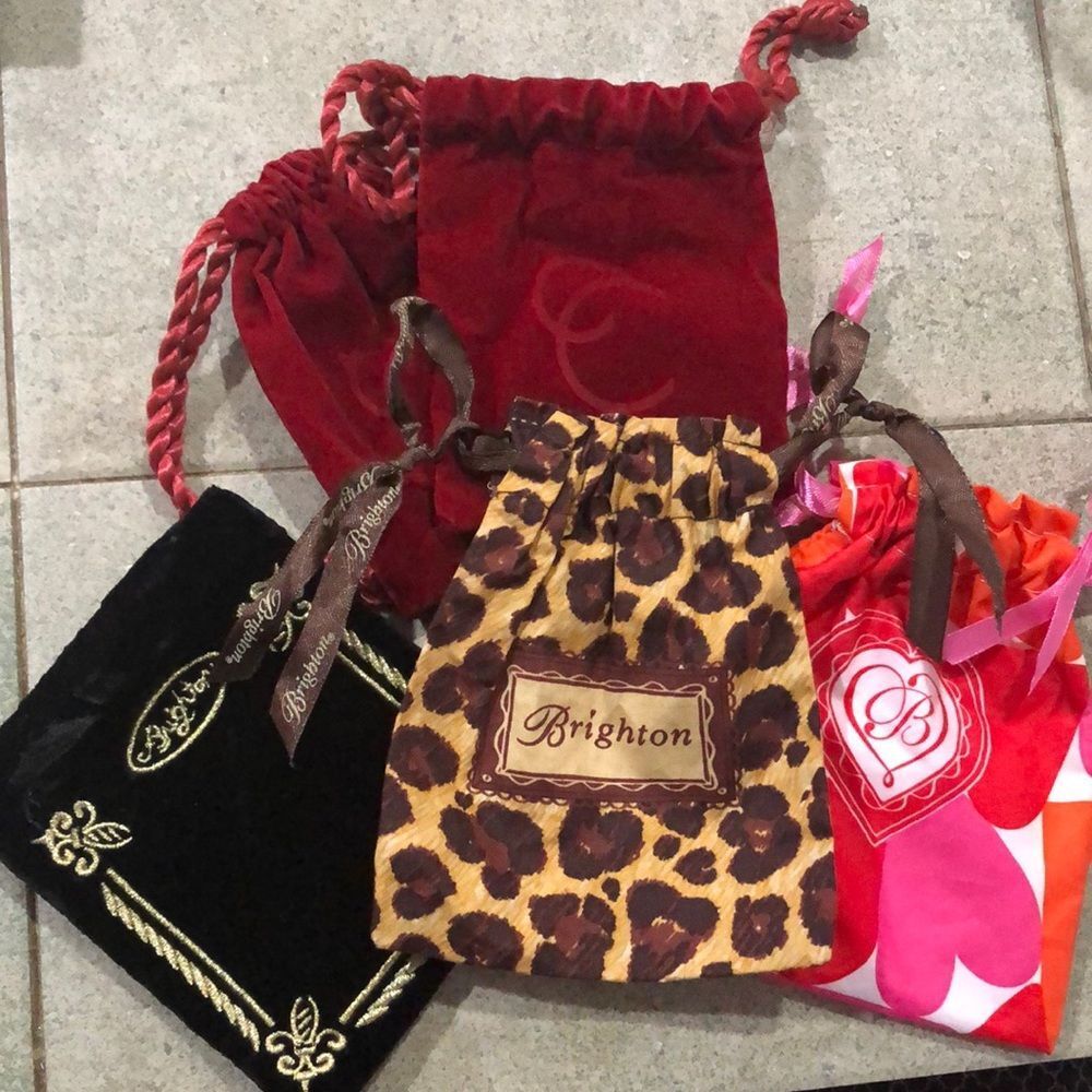 Brighton and cc assorted Jewelry pouches.